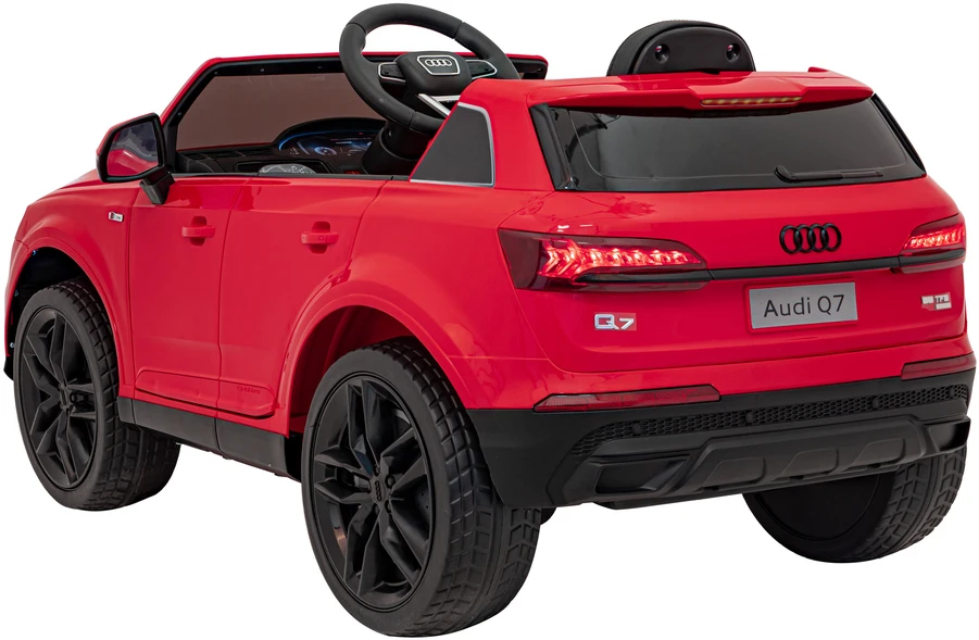 Ramiz Elektromobilis Audi Q7 NEW LIFT, Raudona