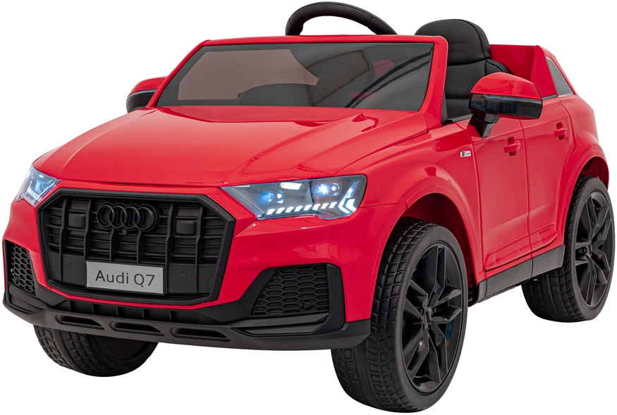 Ramiz Elektromobilis Audi Q7 NEW LIFT, Raudona
