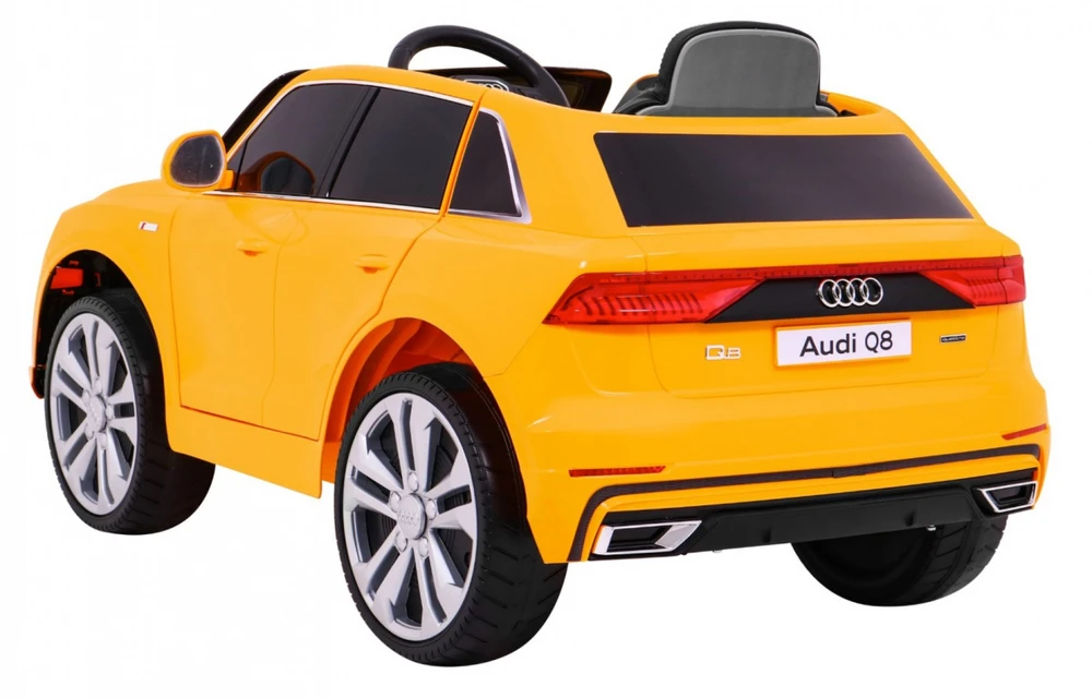 Ramiz Elektrinė mašina vaikams Audi Q8 LIFT geltonos spalvos