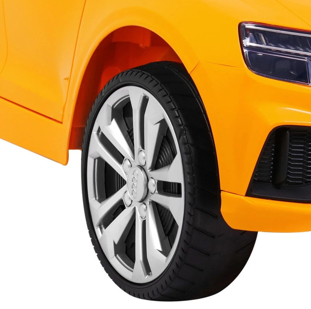 Ramiz Elektrinė mašina vaikams Audi Q8 LIFT geltonos spalvos