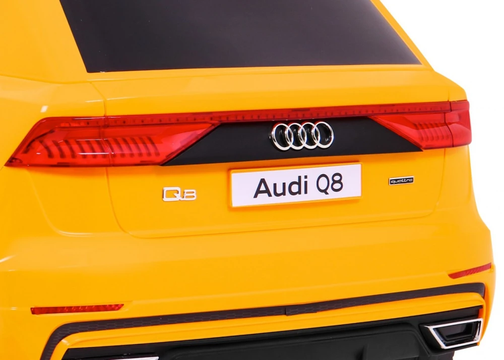 Ramiz Elektrinė mašina vaikams Audi Q8 LIFT geltonos spalvos
