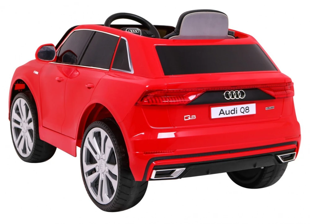 Ramiz Elektrinė mašina vaikams Audi Q8 LIFT raudonos spalvos
