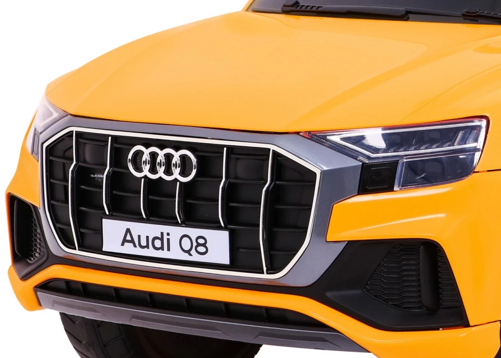 Ramiz Elektrinė mašina vaikams Audi Q8 LIFT geltonos spalvos