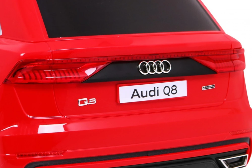 Ramiz Elektrinė mašina vaikams Audi Q8 LIFT raudonos spalvos