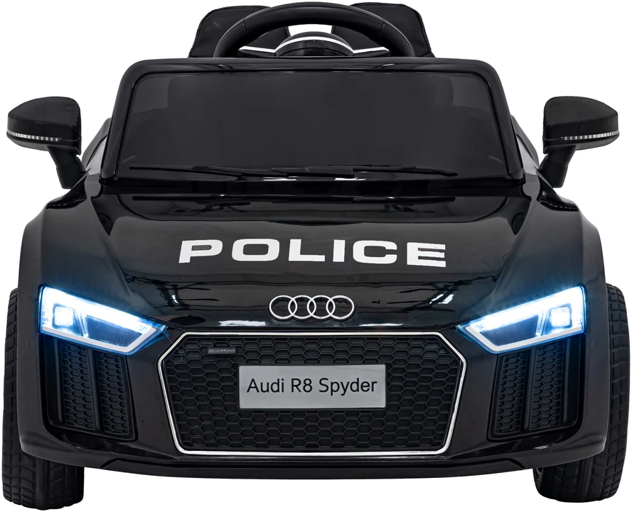 Elektromobilis Audi R8 Policja, Juodas