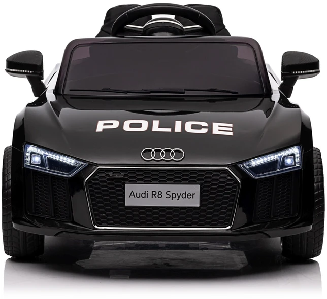 Elektromobilis Audi R8 Policja, Juodas