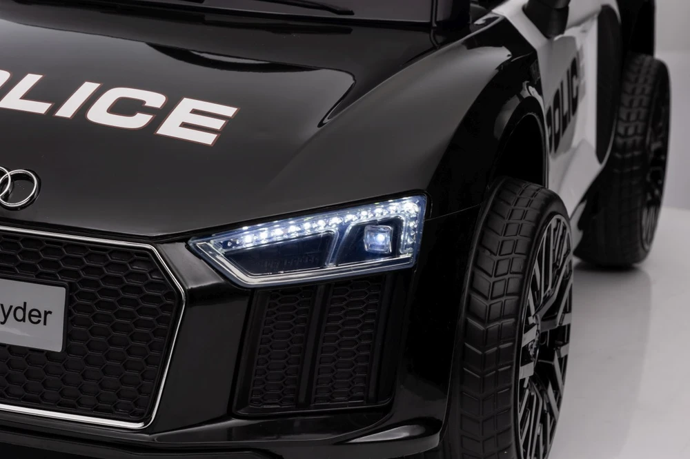 Elektromobilis Audi R8 Policja, Juodas