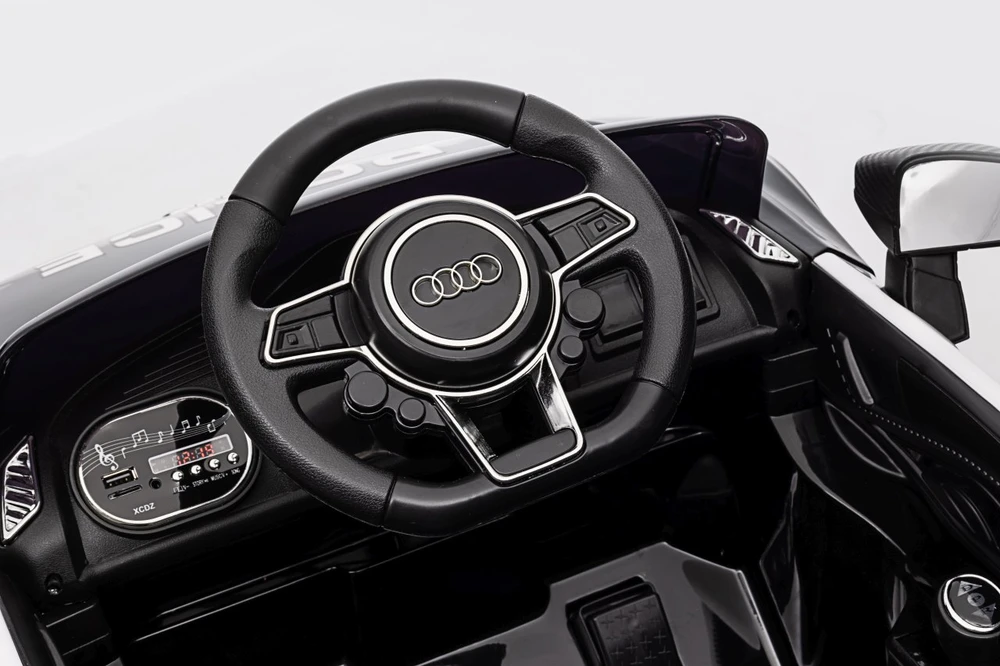 Elektromobilis Audi R8 Policja, Juodas