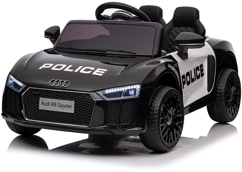 Elektromobilis Audi R8 Policja, Juodas