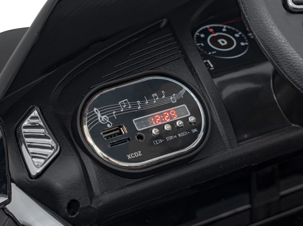 Elektromobilis Audi R8 Policja, Juodas