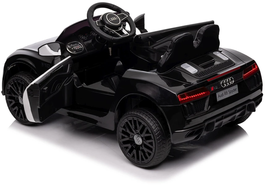 Elektromobilis Audi R8 Policja, Juodas