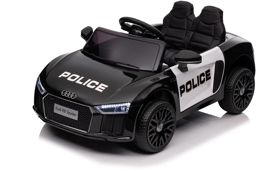 Elektromobilis Audi R8 Policja, Juodas