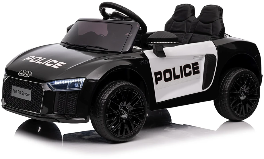 Elektromobilis Audi R8 Policja, Juodas