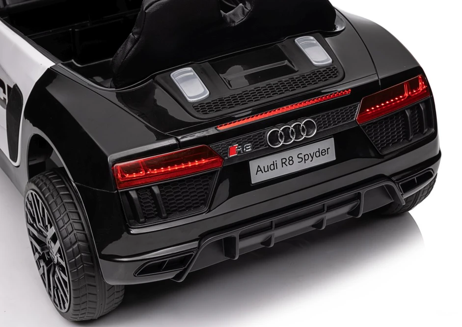 Elektromobilis Audi R8 Policja, Juodas
