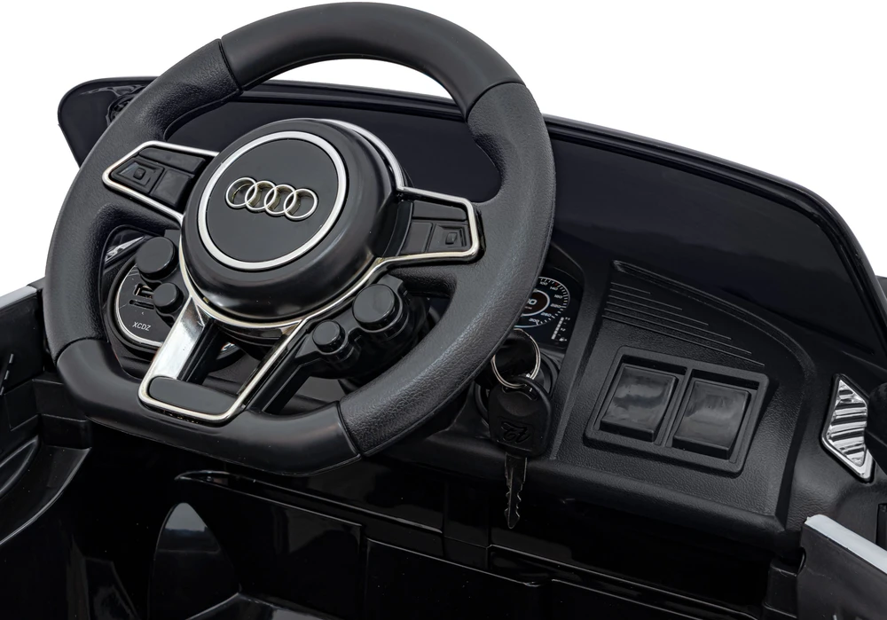 Elektromobilis Audi R8 Policja, Juodas