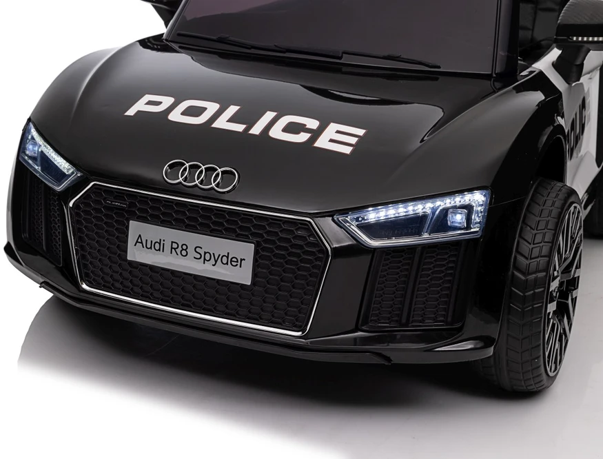 Elektromobilis Audi R8 Policja, Juodas