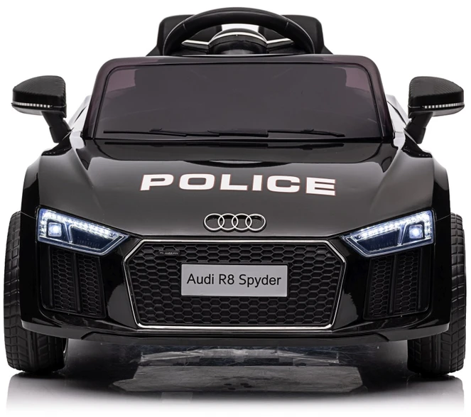 Elektromobilis Audi R8 Policja, Juodas