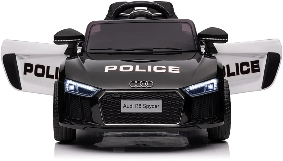 Elektromobilis Audi R8 Policja, Juodas