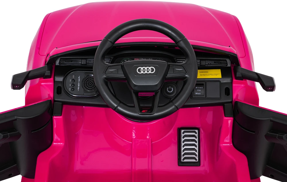 Vaikiškas Audi SQ8 elektrinis visureigis rožinis