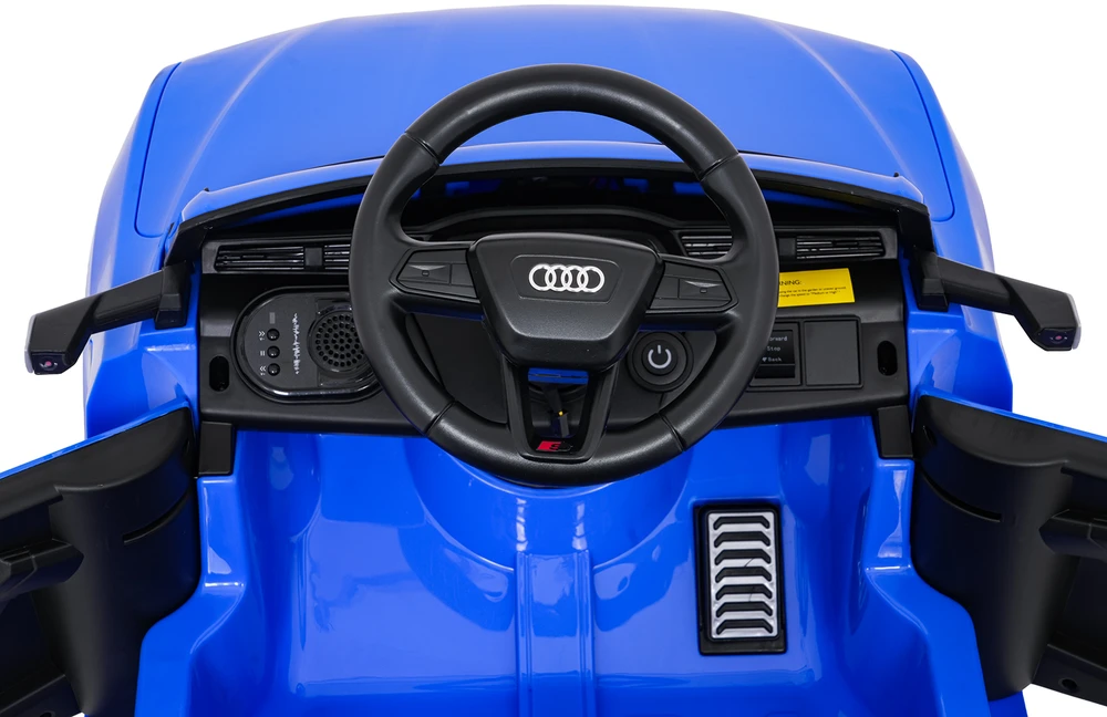 Vaikiškas Audi SQ8 mėlynas elektromobilis 12V
