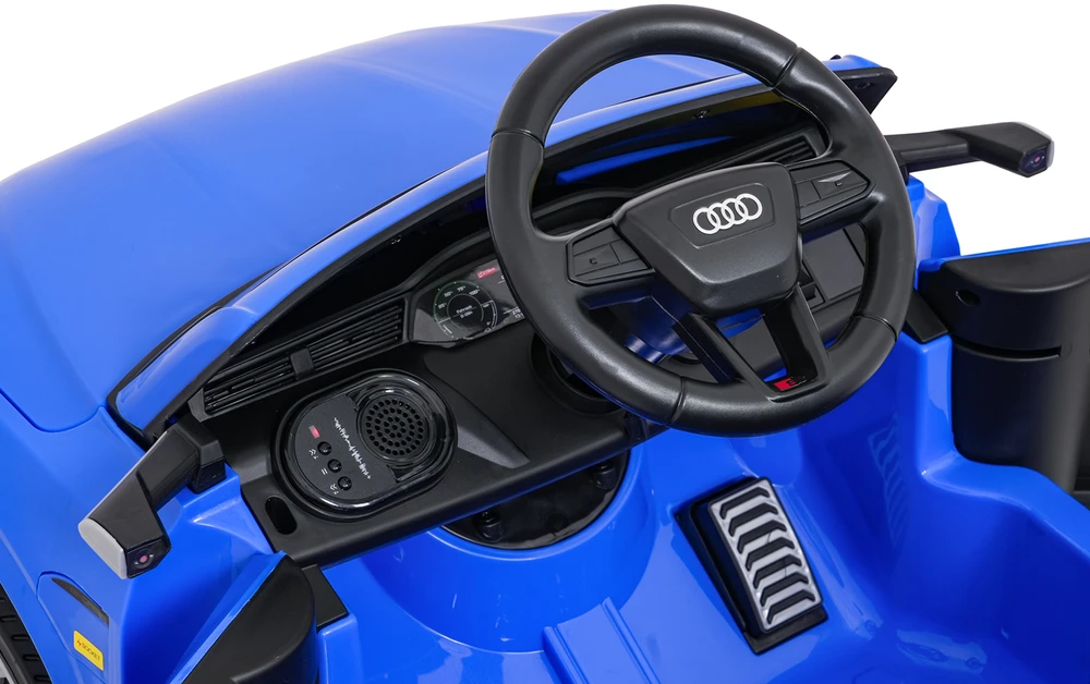 Vaikiškas Audi SQ8 mėlynas elektromobilis 12V