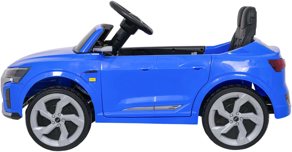 Vaikiškas Audi SQ8 mėlynas elektromobilis 12V