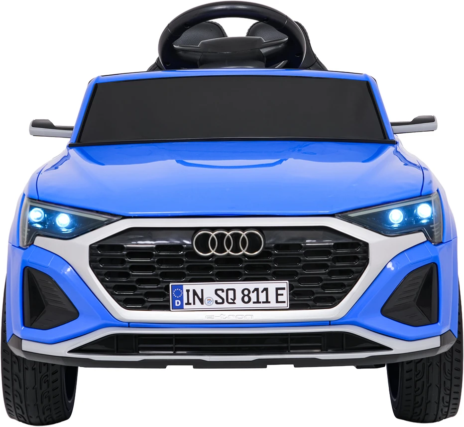 Vaikiškas Audi SQ8 mėlynas elektromobilis 12V