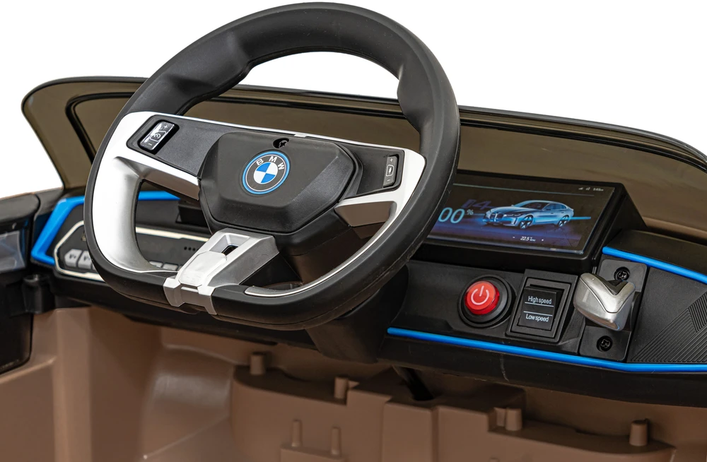 Elektrinė mašina vaikams BMW I4 aukso spalvos
