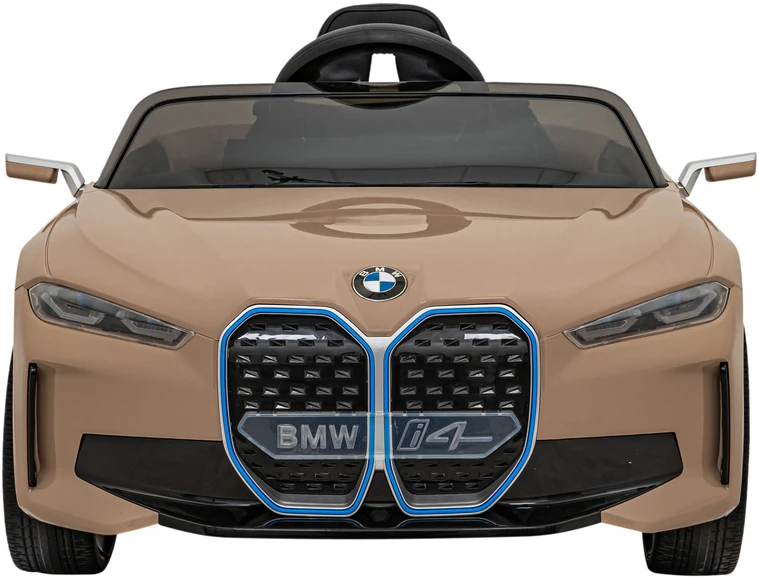 Elektrinė mašina vaikams BMW I4 aukso spalvos