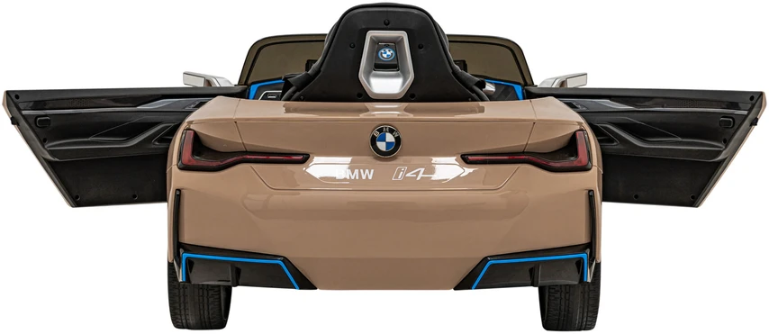 Elektrinė mašina vaikams BMW I4 aukso spalvos