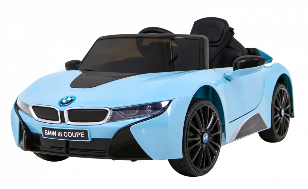 Ramiz Elektrinė mašina vaikams BMW I8 LIFT mėlynos spalvos