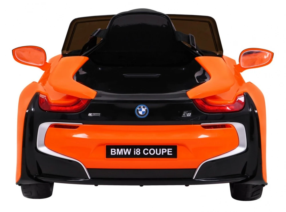 Ramiz Elektrinė mašina vaikams BMW I8 LIFT oranžinės spalvos