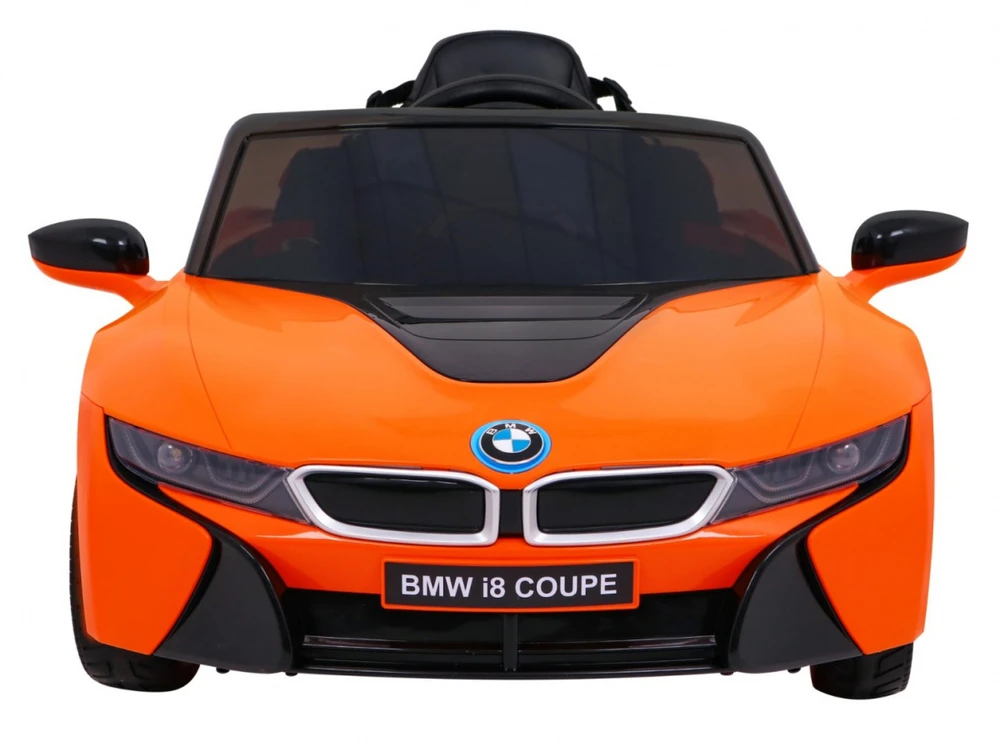 Ramiz Elektrinė mašina vaikams BMW I8 LIFT oranžinės spalvos