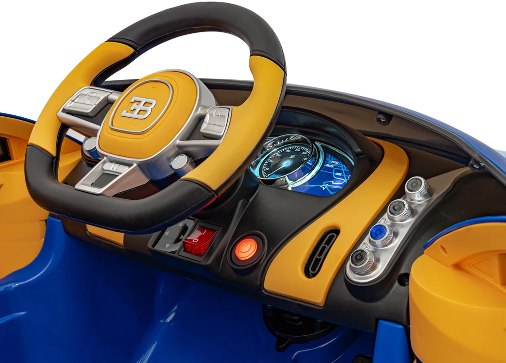 Ramiz Mėlyna Elektromobilis Bugatti Chiron, Mėlyna
