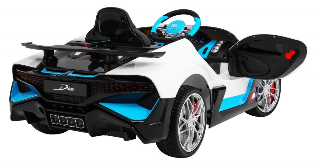 Ramiz Elektromobilis Bugatti Divo, Baltas