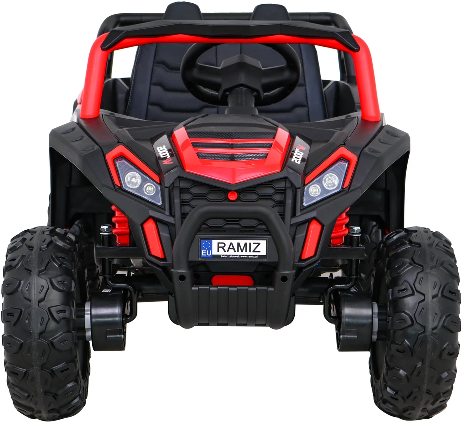 Ramiz Elektromobilis Buggy UTV Racing 4x4 raudonas, vienvietis