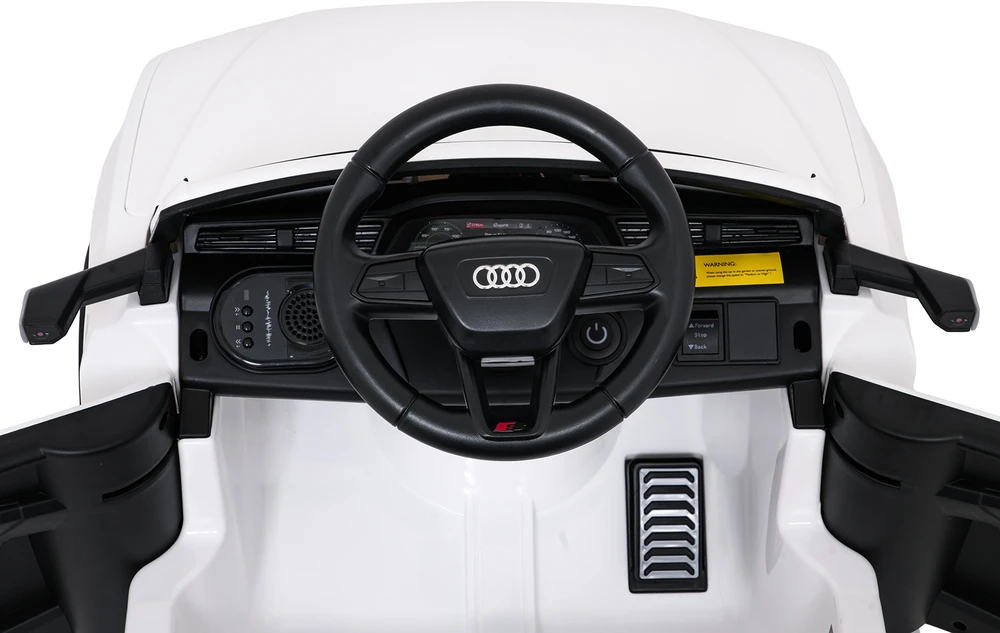 Vaikiškas elektrinis Audi SQ8 baltas SUV automobilis