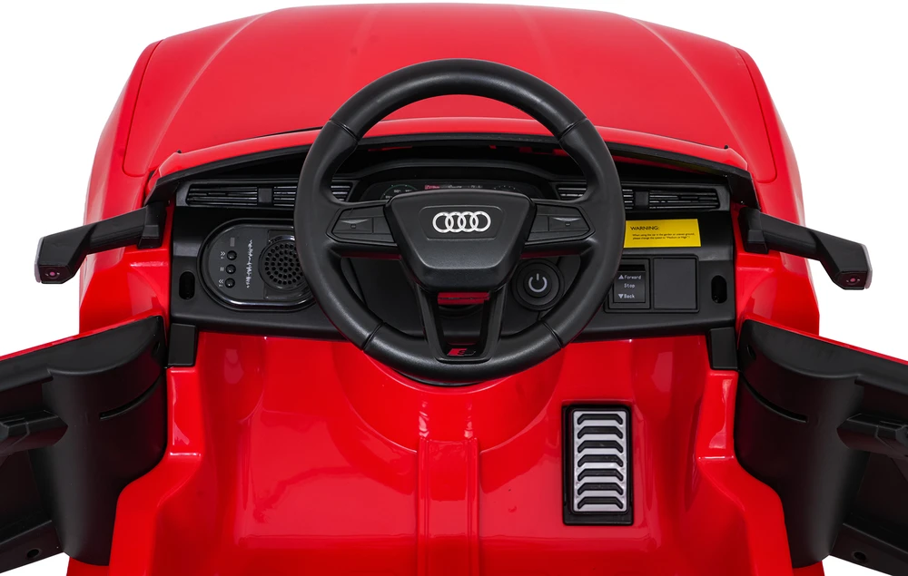 Vaikiškas elektrinis Audi SQ8 raudonas SUV automobilis