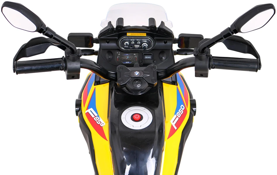 Ramiz Elektrinis motociklas BMW F850 GS, Geltona