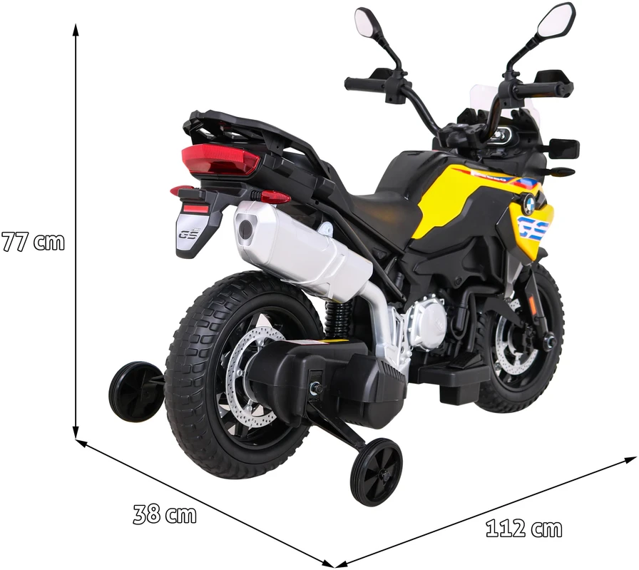 Ramiz Elektrinis motociklas BMW F850 GS, Geltona
