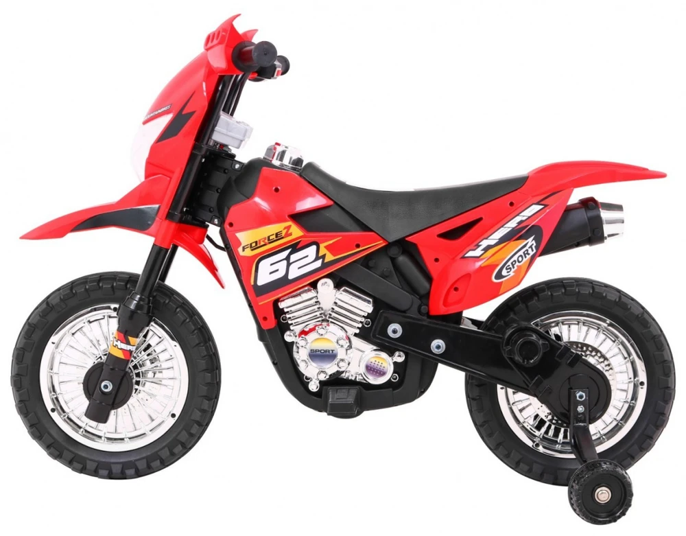 Ramiz Elektrinis motociklas Cross bike, Raudona