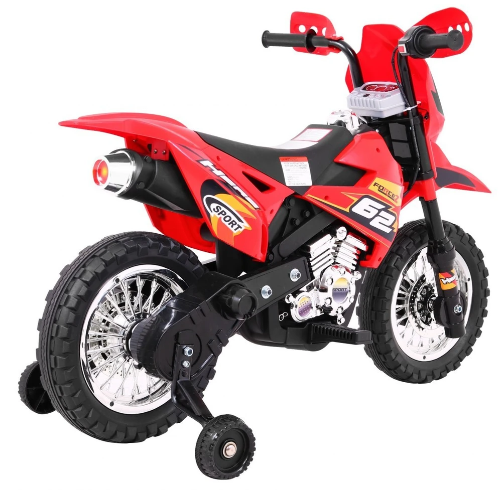 Ramiz Elektrinis motociklas Cross bike, Raudona