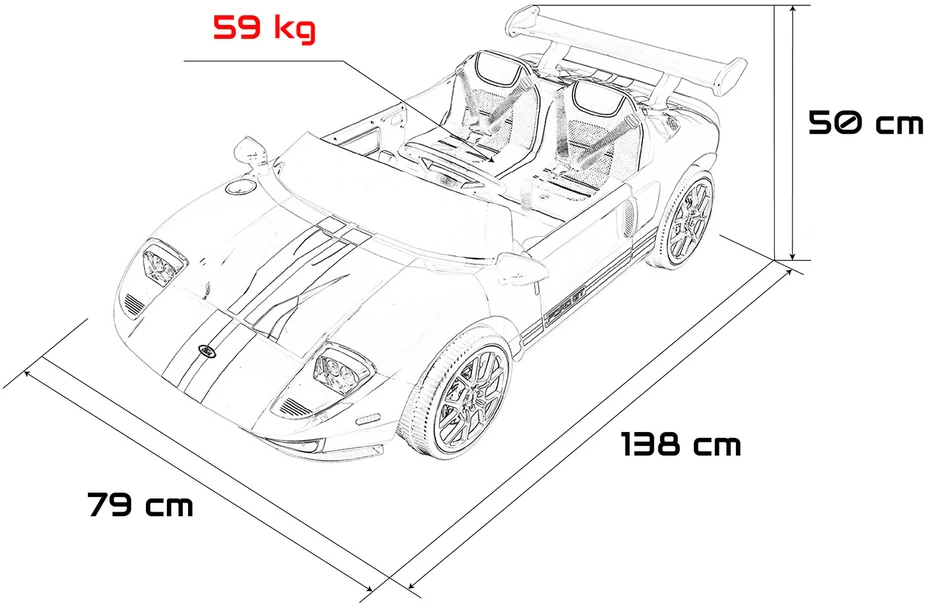 Elektromobilis Ford GT, Mėlyna