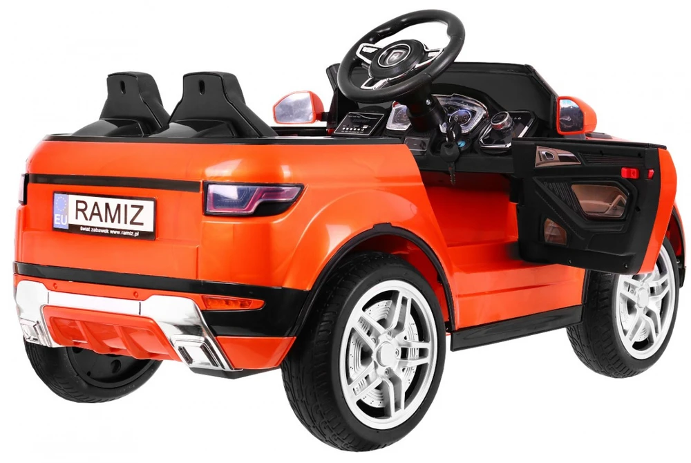Ramiz Elektrinė mašina vaikams Rapid Racer oranžinės spalvos