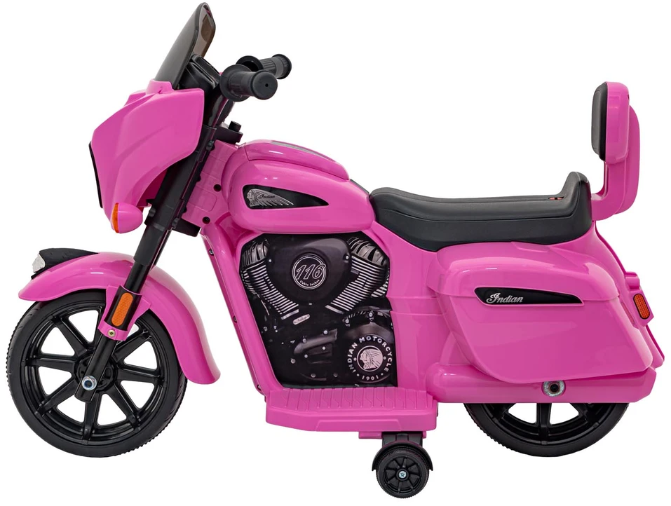 Pink Rožinė Elektrinis motociklas Chopper INDIAN, Rožinė