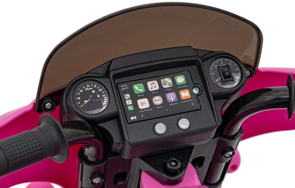 Pink Rožinė Elektrinis motociklas Chopper INDIAN, Rožinė