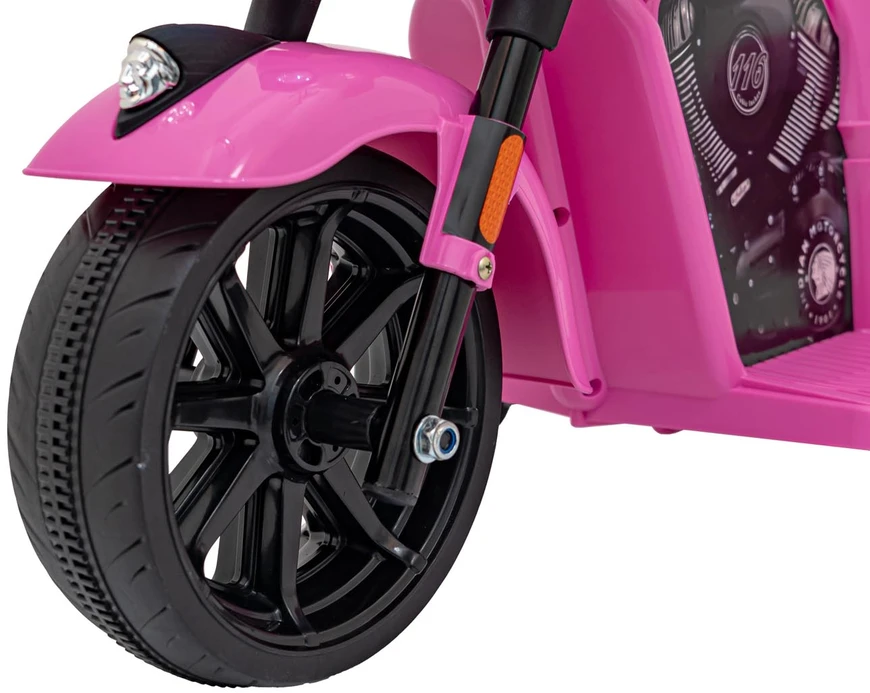 Pink Rožinė Elektrinis motociklas Chopper INDIAN, Rožinė