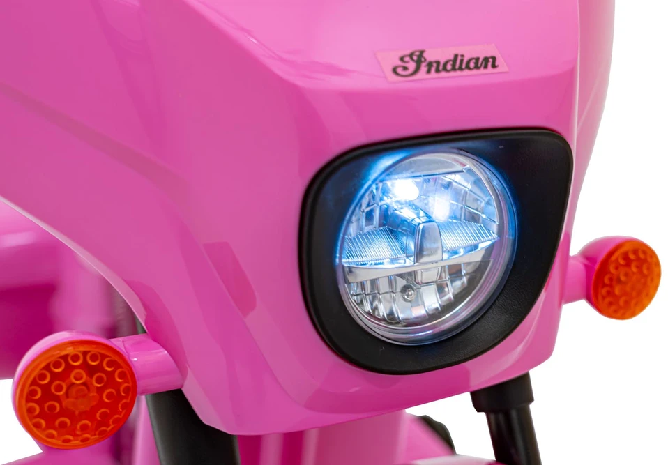 Pink Rožinė Elektrinis motociklas Chopper INDIAN, Rožinė