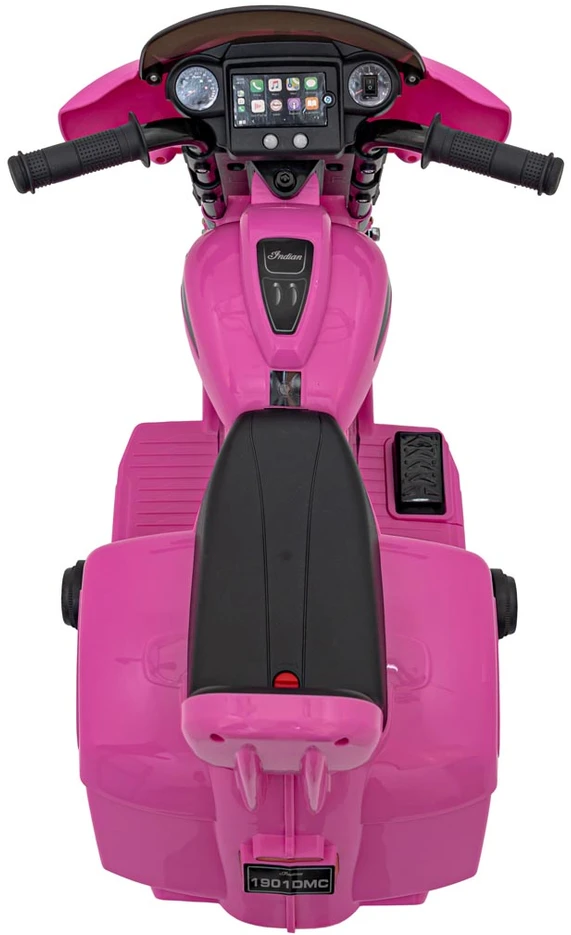 Pink Rožinė Elektrinis motociklas Chopper INDIAN, Rožinė