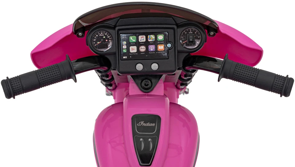 Pink Rožinė Elektrinis motociklas Chopper INDIAN, Rožinė